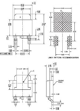 仙童FAIRCHILD+芯片外形尺寸
