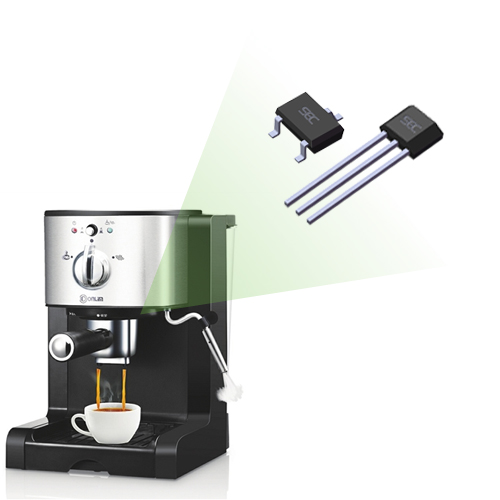 Application of Hall element in coffee machine