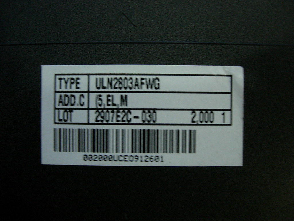 ULN2803 功率驱动器件 技术资料及价格 0755-61329532 陈小姐